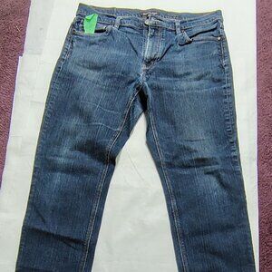 Michael Kors Men's GRANT Classic Fit Straight Leg Jeans Dark Blue Size 34x28